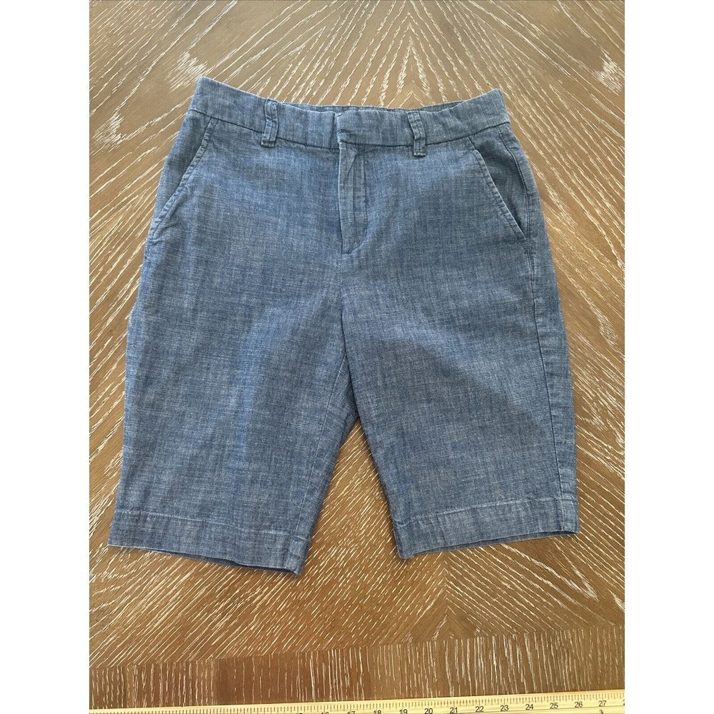 (2 Pair) GAP Size 2 BURMUDA BLUE /TAN Shorts EXCELLENT & FAST SHIP - Picture 8 of 12